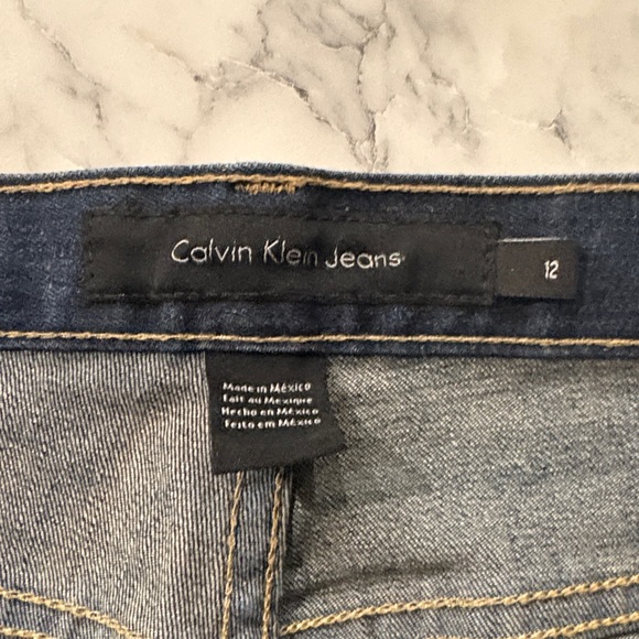 Calvin Klein Jeans - Dark Blue Women's Flare Denim - Picture 7 of 10